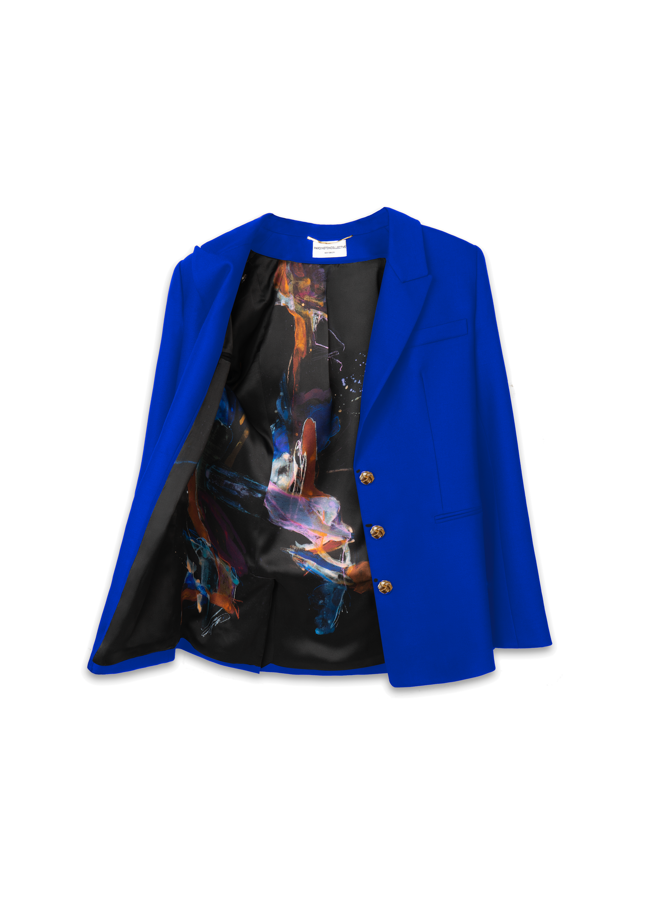 Limited Edition Blazer with Original Art Print Lining