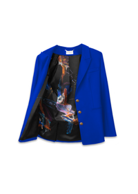Thumbnail for Limited Edition Blazer with Original Art Print Lining
