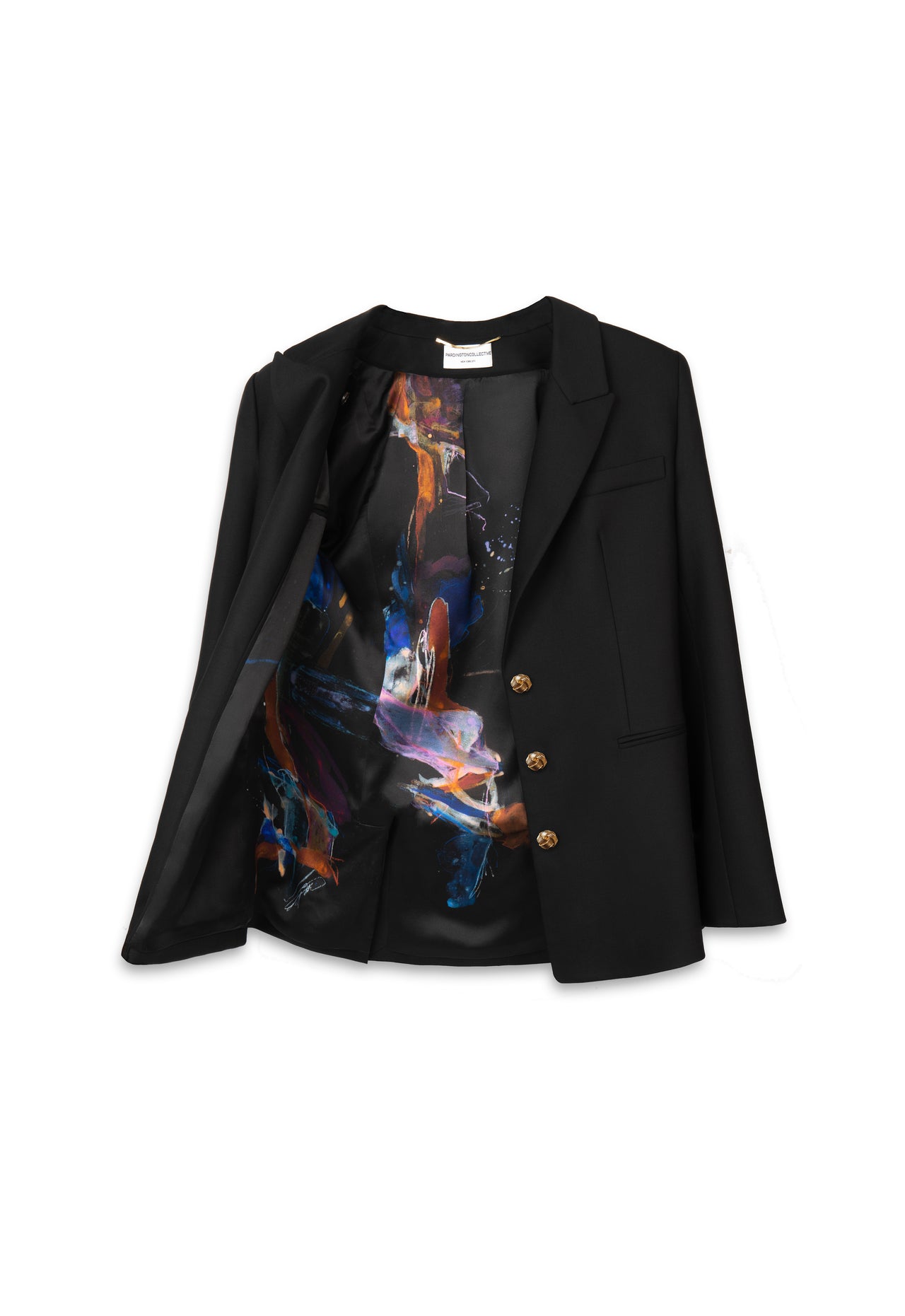 Limited Edition Blazer with Original Art Print Lining